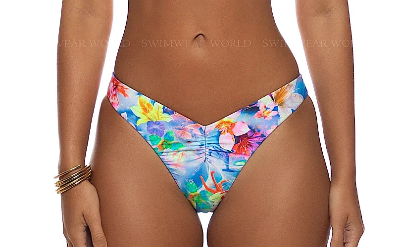 Triangle Halter-Ruched Front Bikini