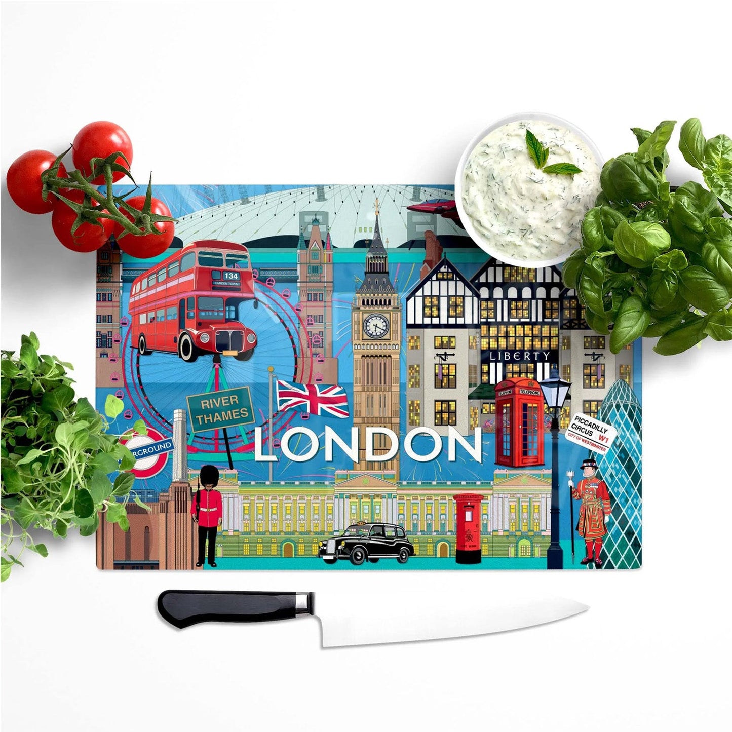 Bean & Bemble London City Glass Worktop Saver