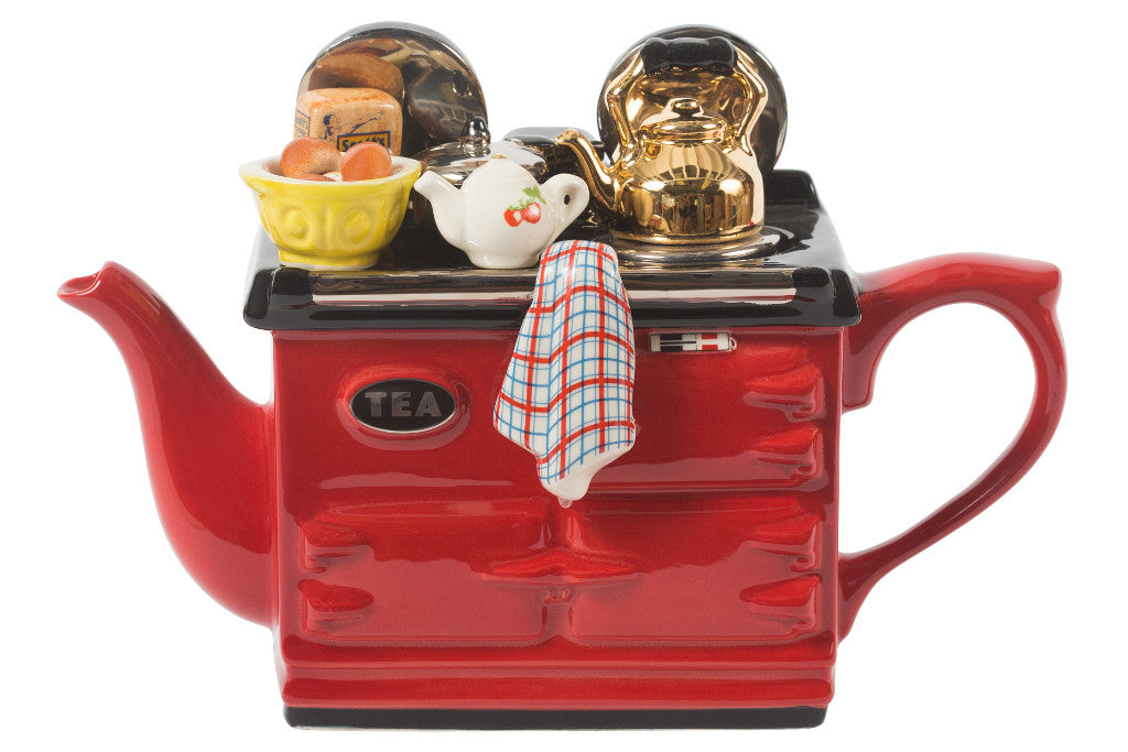 Ceramic Inspirations Breakfast Aga Red Large Teapot