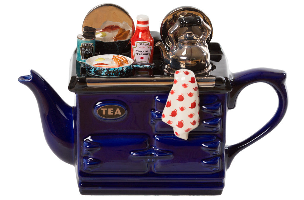 Ceramic Inspirations English Breakfast Aga Blue Large Teapot