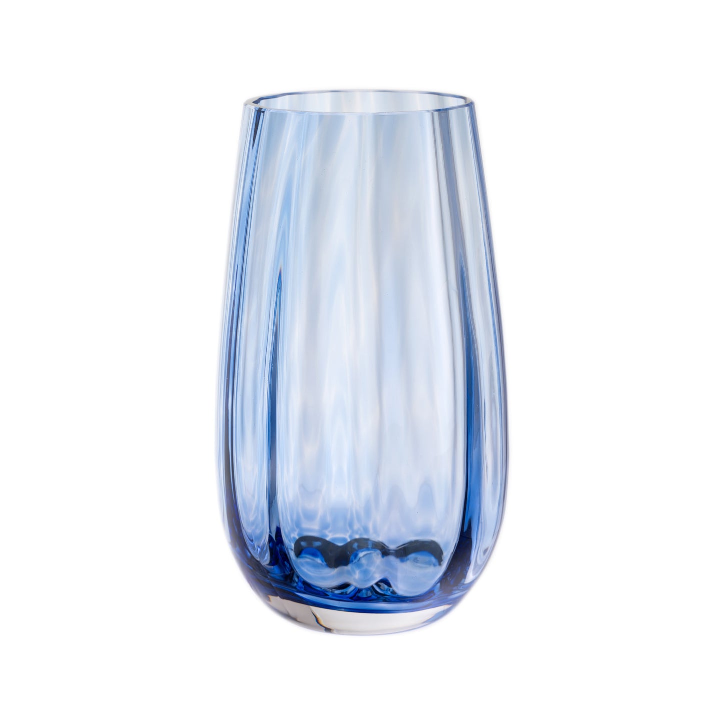 Dartington Iron Blue Dewdrop Vase