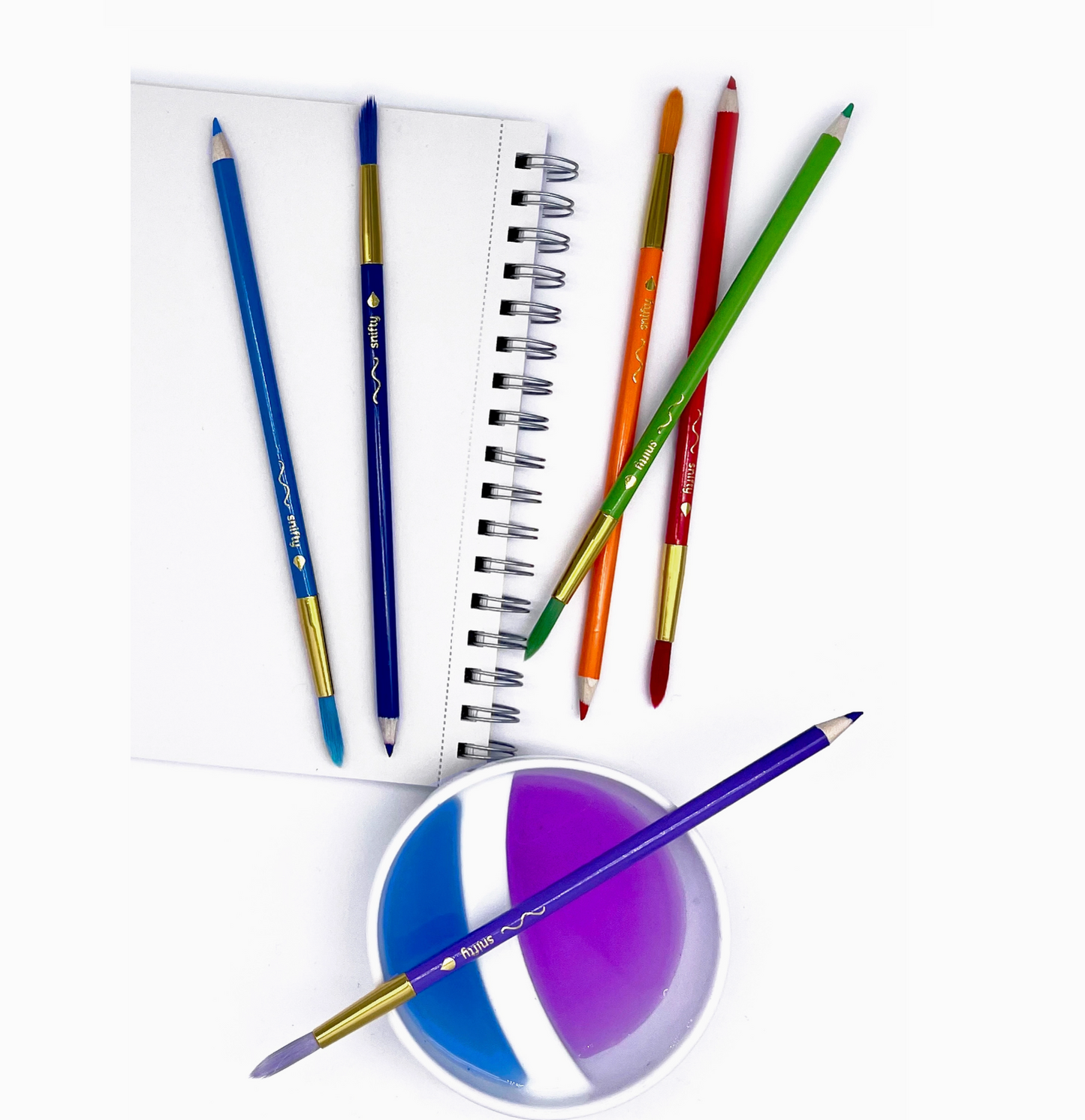 COLORBRUSH - watercolor
pencil/paintbrush