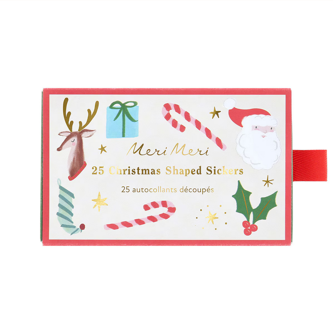 Christmas Shaped Stickers (x25 stickers)
