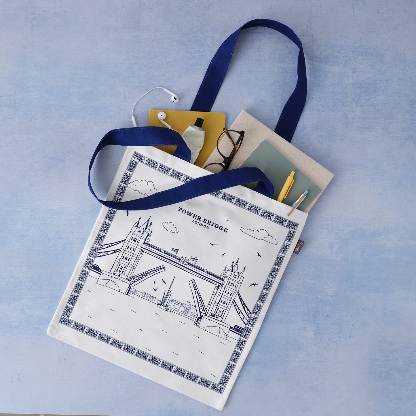 Victoria Eggs Tower Bridge Canvas Tote Bag