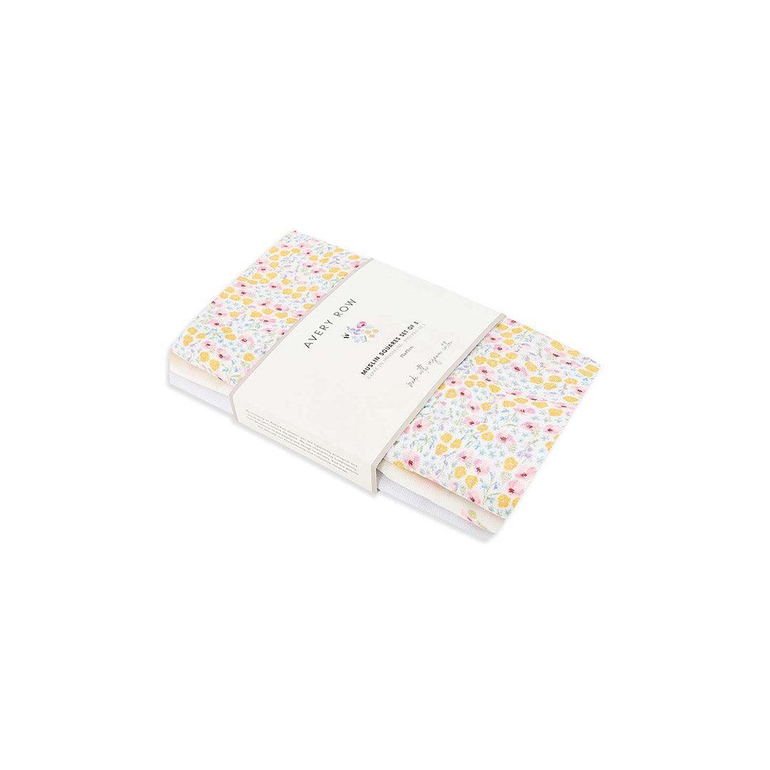 Avery Row Muslin Squares, Set of 3 - Wildflower Garden