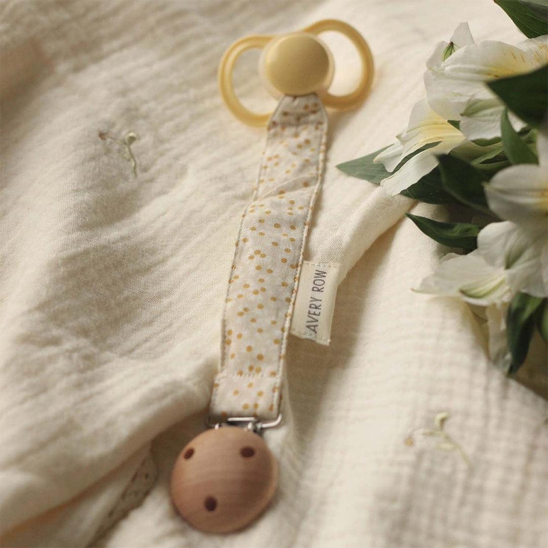 Avery Row Pacifier Holder - Daisy Meadow