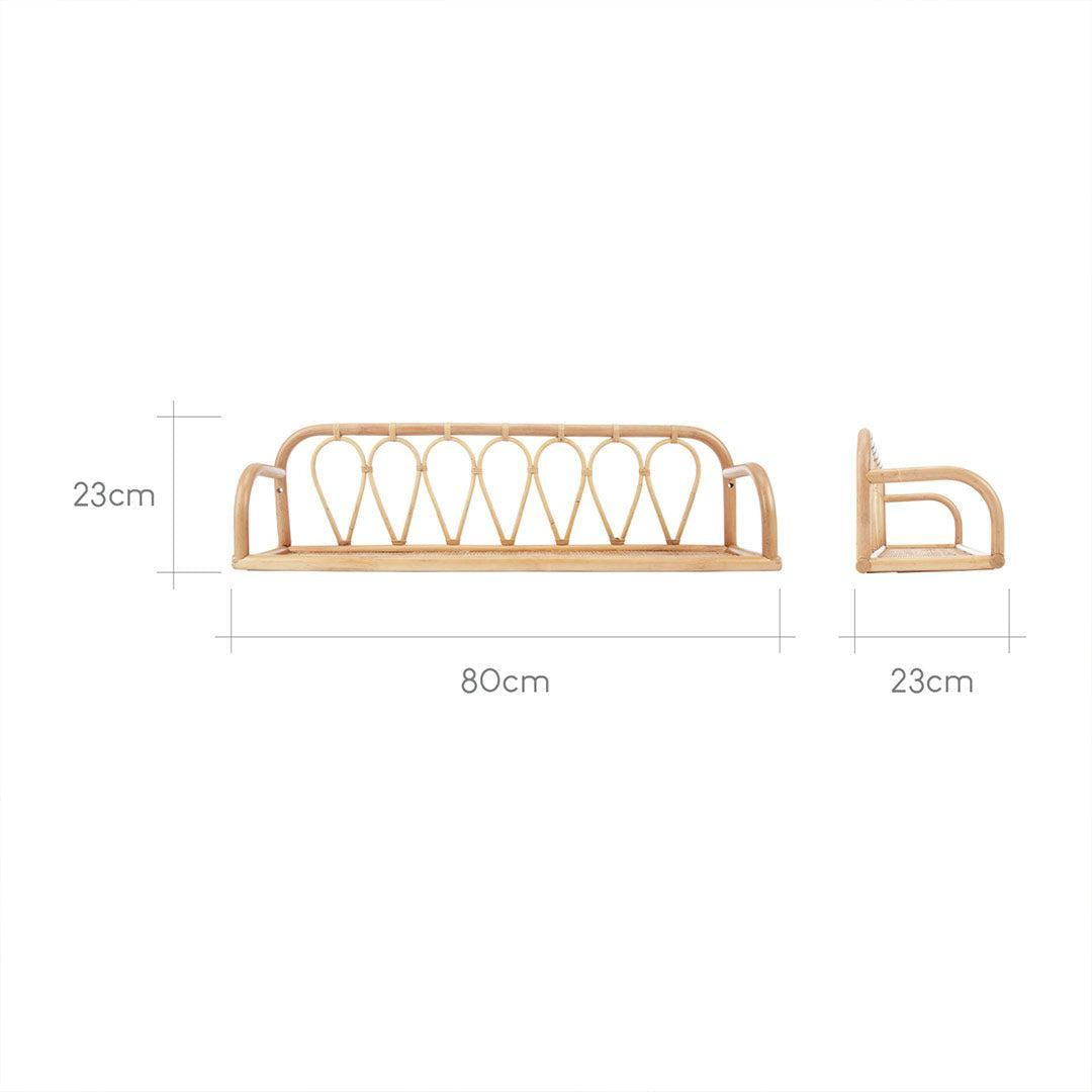 Cuddleco Aria Shelf Large - Natural