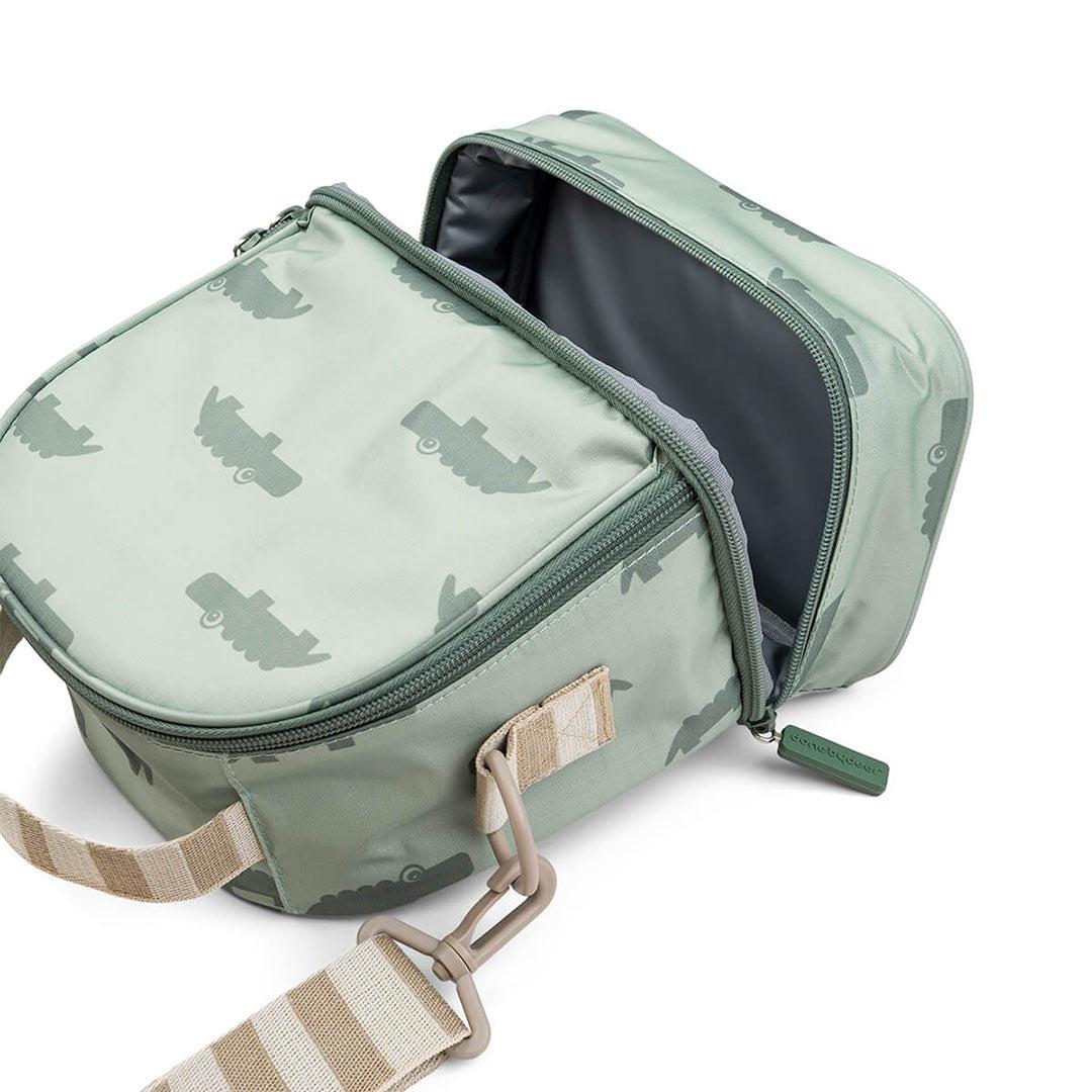 Done by Deer Kids Insulated Lunch Bag - Green - Croco