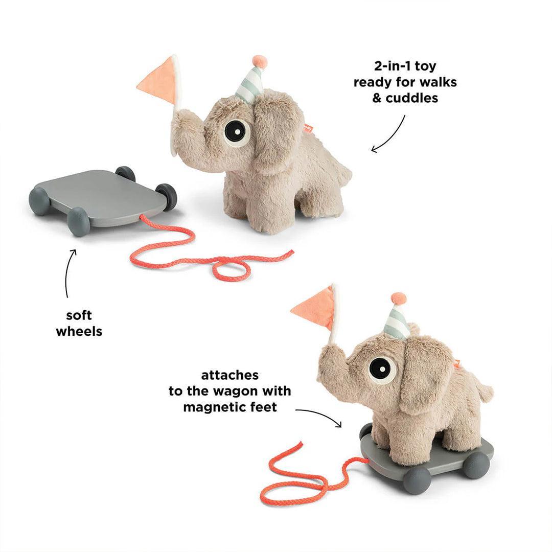 Done by Deer Pull Along 2-in-1 Toy - Elphee Sand
