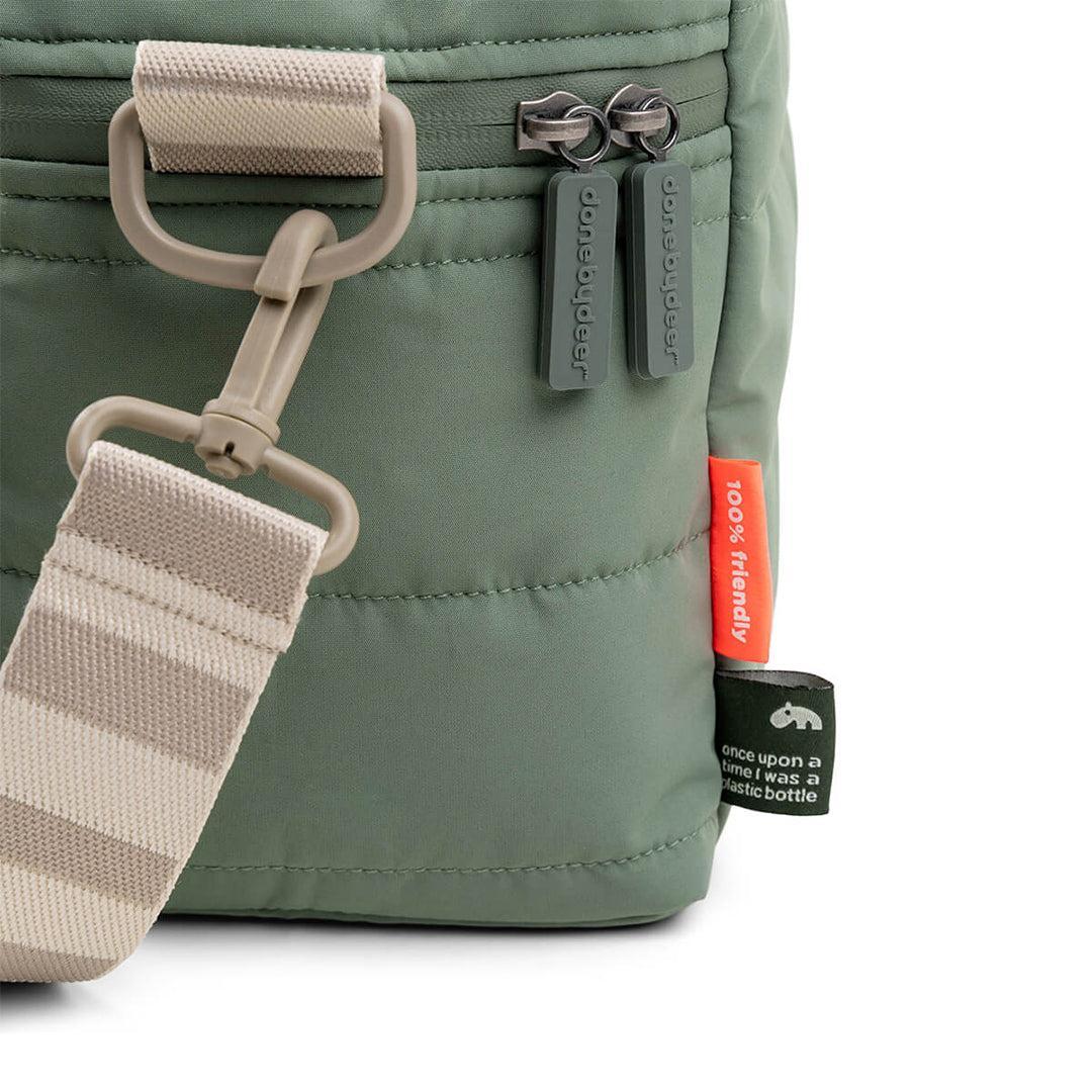 Done by Deer Quilted Insulated Bag - Croco Green