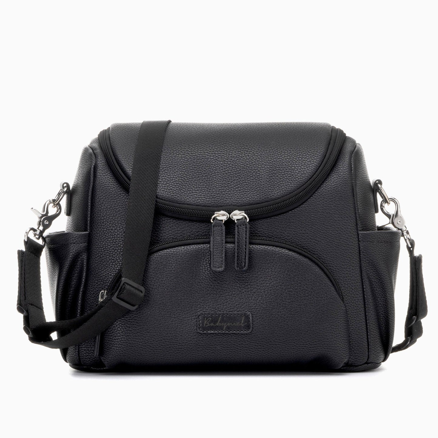 Babymel Lenni Vegan Leather Compact Changing Bag - Black