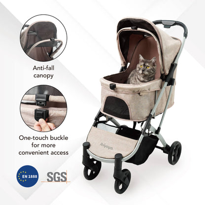 Ibiyaya - Evolution Speedy Fold Pet Buggy Foldable Cat Rabbit Dog Pram