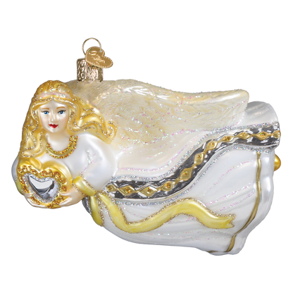 Angel With Heart Ornament