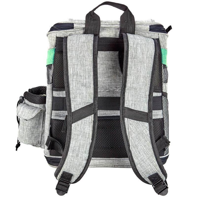 Katziela - Pet Carrier Voyager Backpack For Dogs and Cats Red and Green