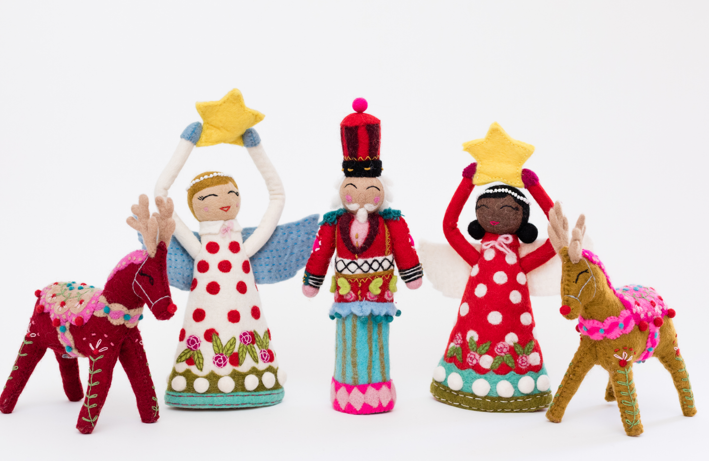 Angel Tree Topper - Simone -red