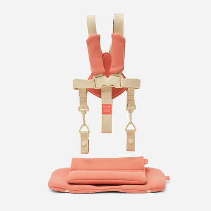 KAOS Klapp Jr. Harness & Cushion Set - Terracotta Pink