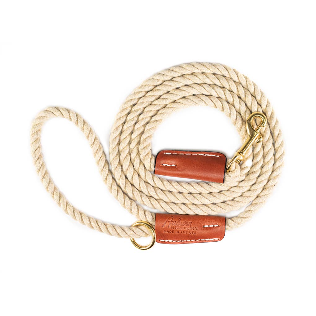 Auburn Leathercrafters - Cotton Rope Leash - Snap