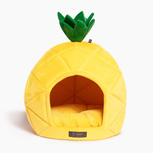 Nandog Pet Gear - PINEAPPLE DOG BED / CAT HUT - LARGE