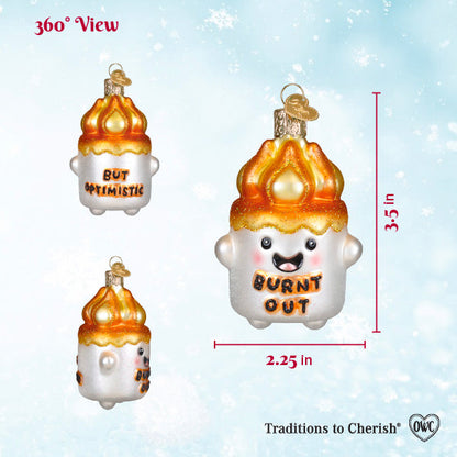 Burnt-out Marshmallow Ornament