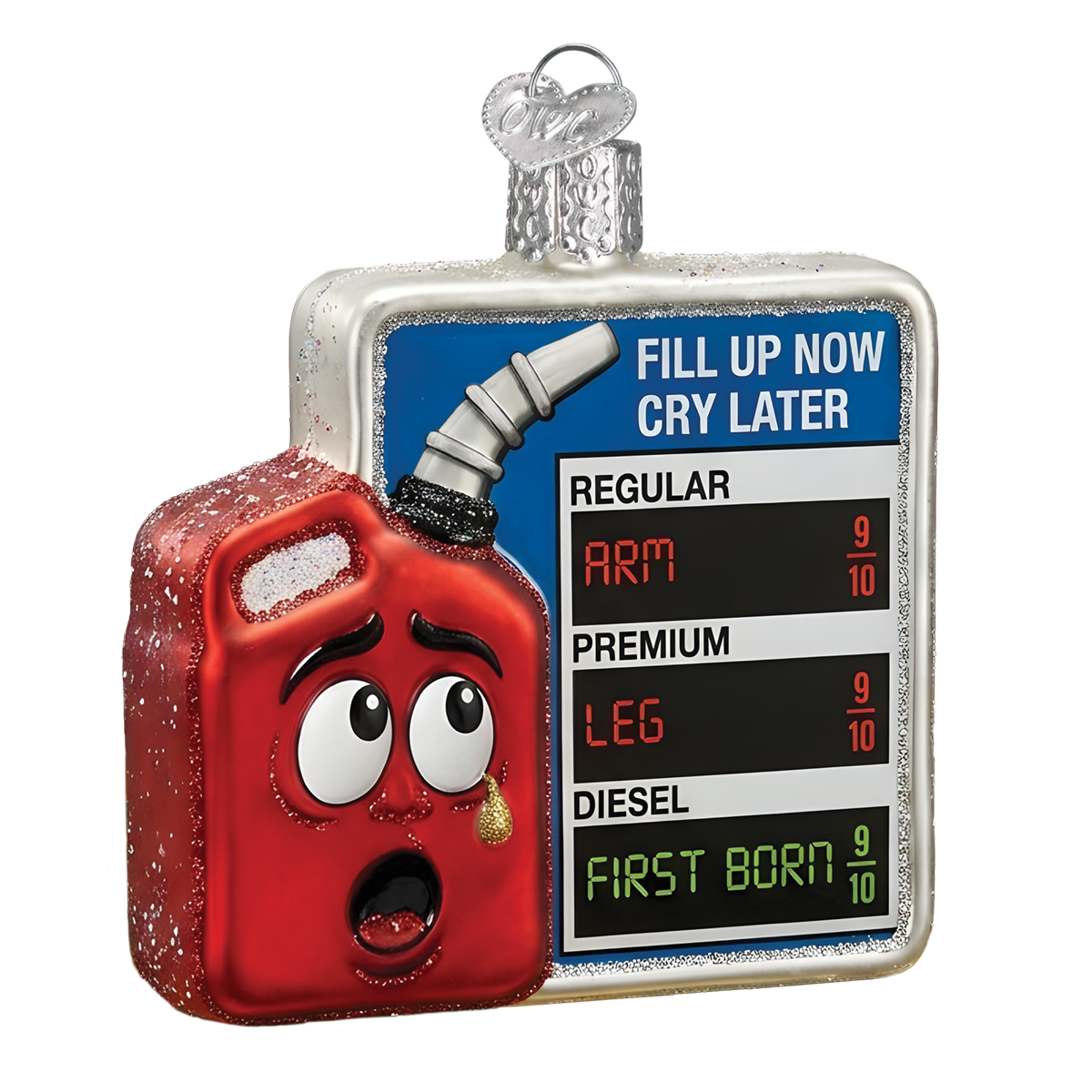 Running On Fumes Ornament