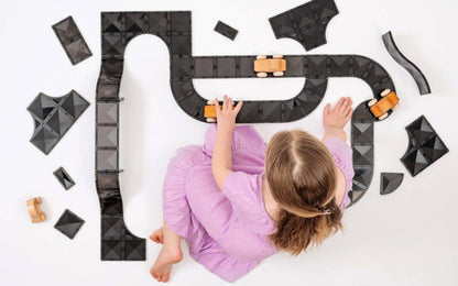 CONNETIX Magnetic Tiles Roads Creative Pack - 48 Pieces