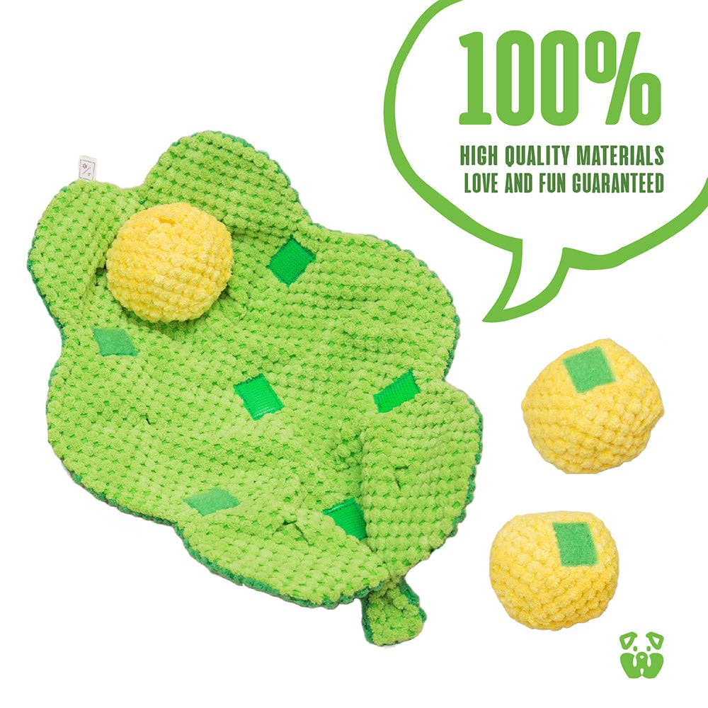 PAWTY Dog Toys - Pea Pod Interactive Snuffle Dog Toy