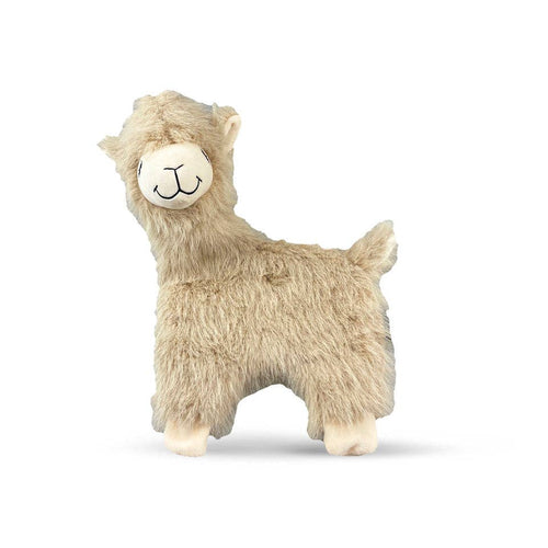 Nandog Pet Gear - MY BFF FURRY ALPACA PLUSH DOG TOY - BEIGE