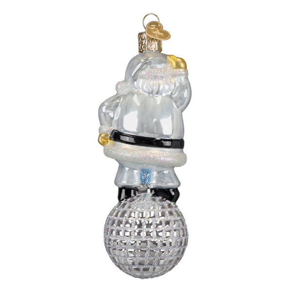 Disco Fever Santa Ornament