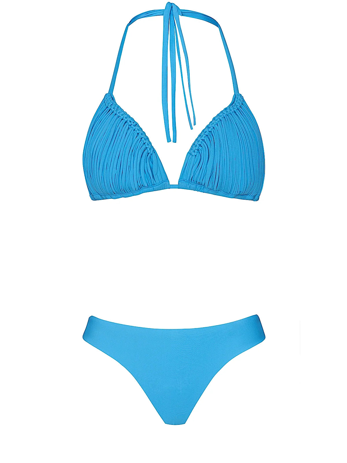 Skyla Triangle-Basic Ruched Bikini