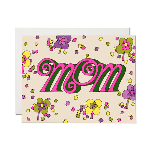 Cheerful Mom card