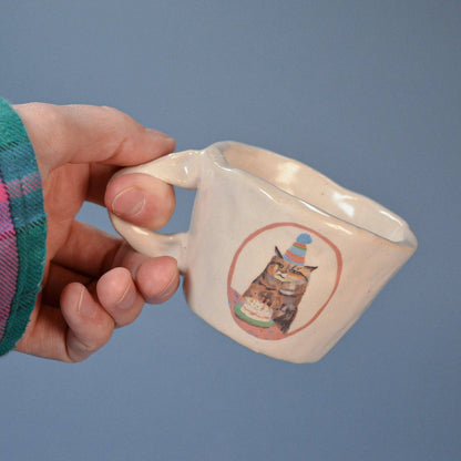 Birthday Cat Espresso Cup
