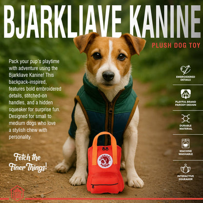 Chomp Haus - Bjarkliave Kanine – Plush Squeaky Designer Dog Toy