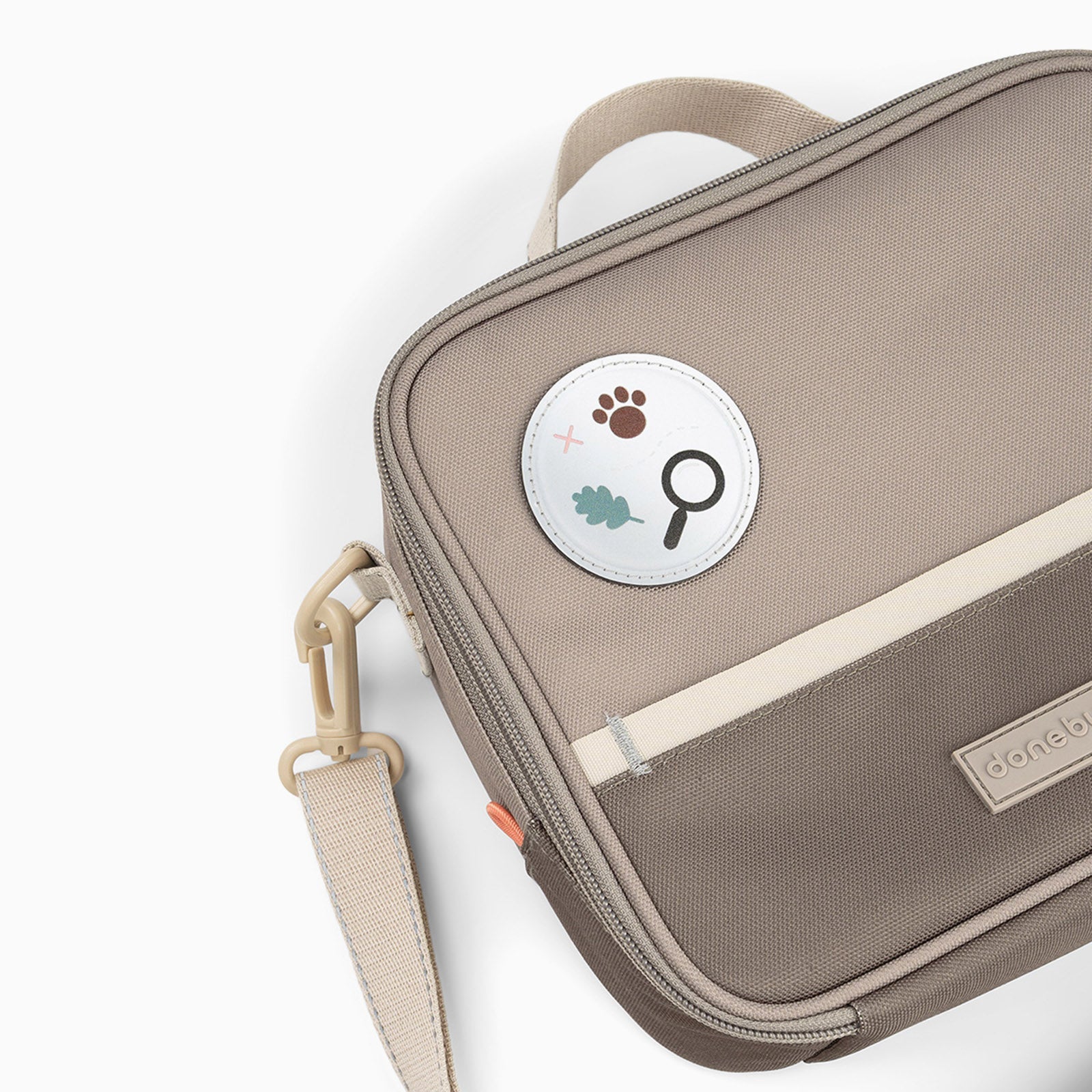 Done by Deer Insulated Lunch Bag 4l - Tiny Trails Sand
