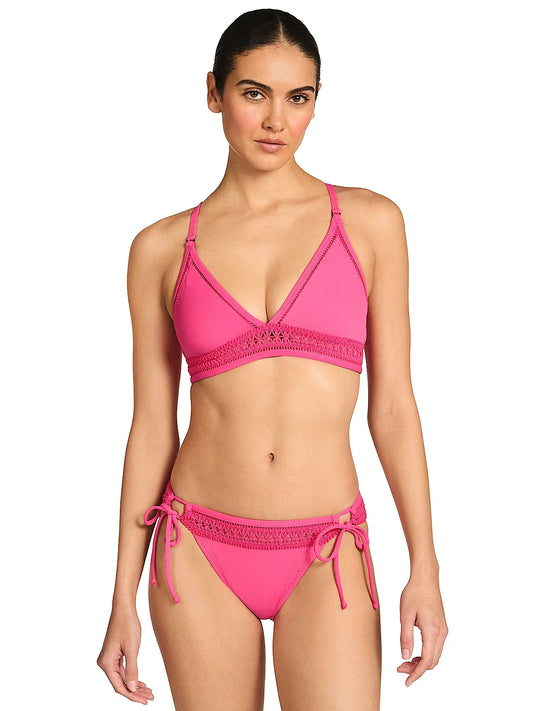 Isabelle Triangle Bra With Lace-Up Back-Isabelle Tie Side Bikini