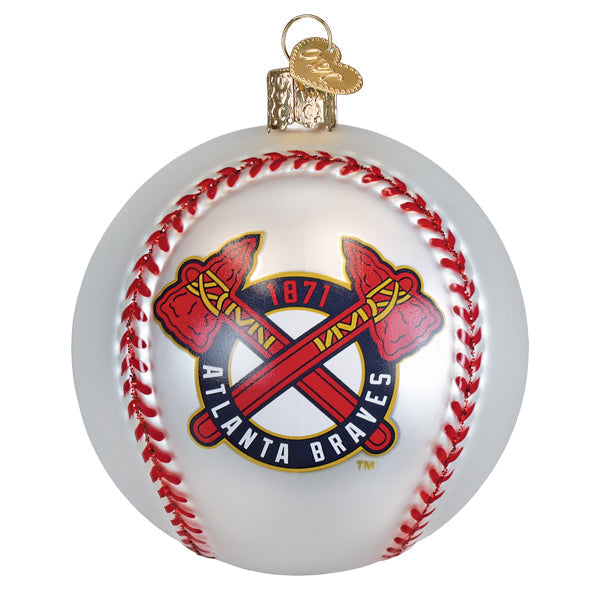 Braves Baseball Ornament