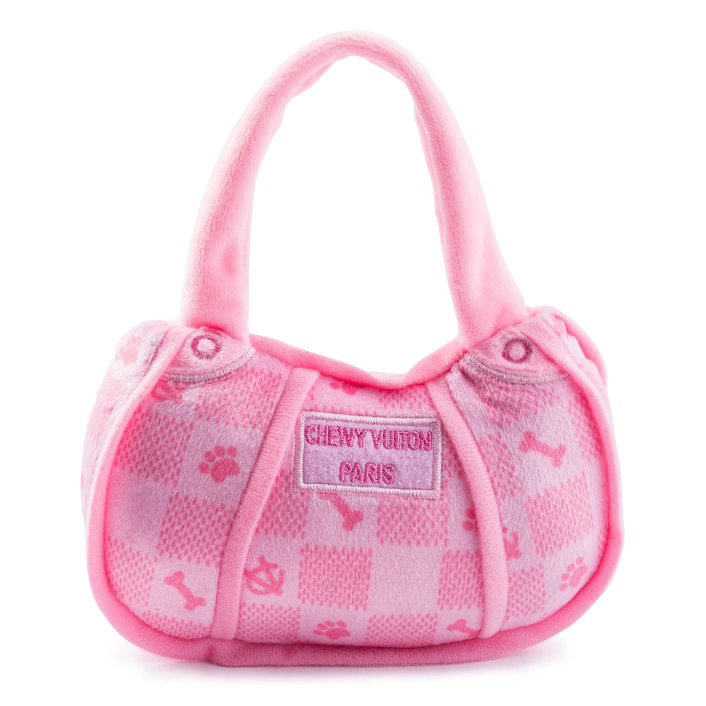 Haute Diggity Dog - Pink Checker Chewy Vuiton Handbag by Haute Diggity Dog