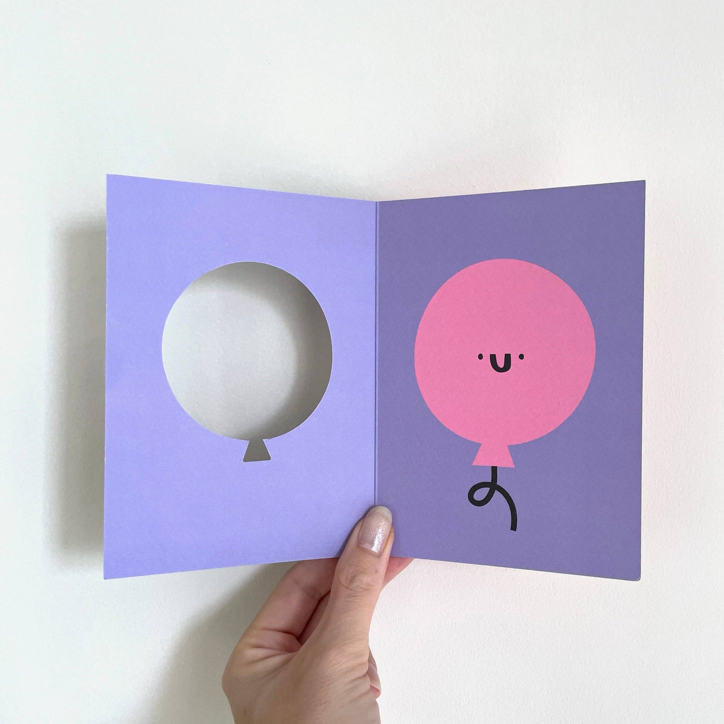 Birthday Balloon Die Cut Card - YAY
