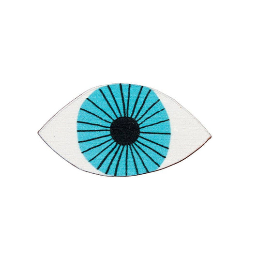 Blue Eye Pin Badge