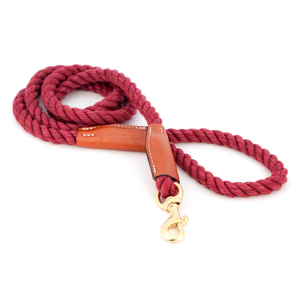 Auburn Leathercrafters - Cotton Rope Leash - Snap