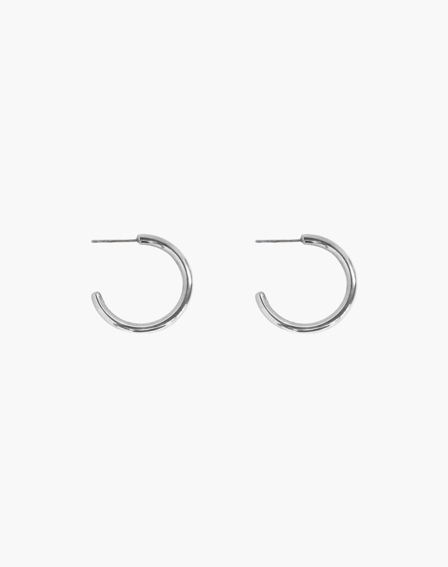 Gold 30mm Endless Hoop Earrings