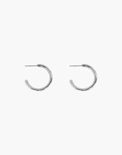 Gold 30mm Endless Hoop Earrings