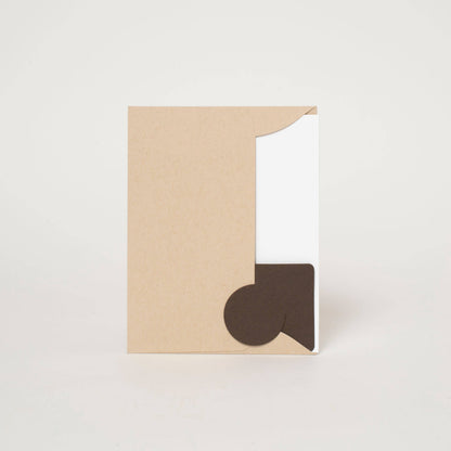 Birthday Hat Dog Letterpress Greeting Card