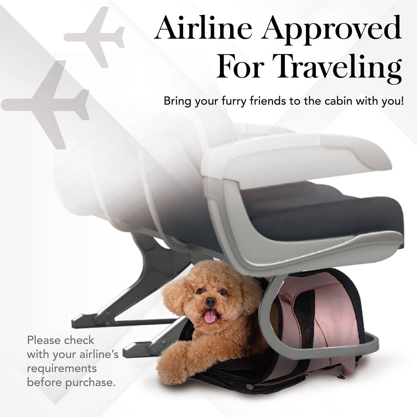 Ibiyaya - Ultralight Pro Pet Backpack Carrier Airline-Approved InCabin