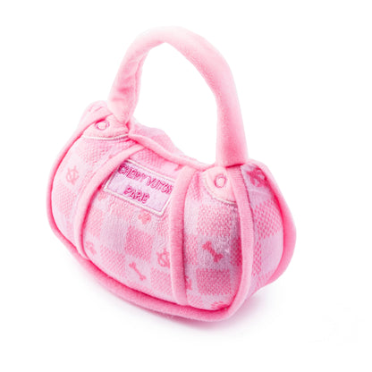 Haute Diggity Dog - Pink Checker Chewy Vuiton Handbag by Haute Diggity Dog