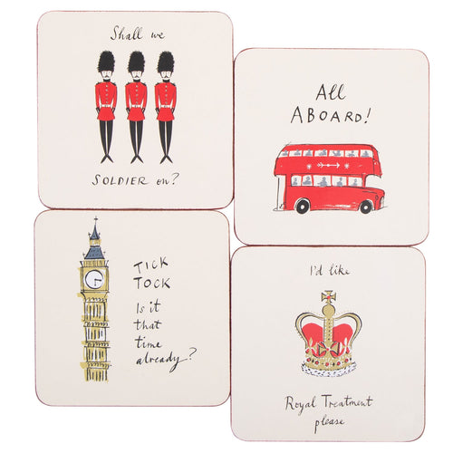 Alice Tait London Coasters Set Of 4