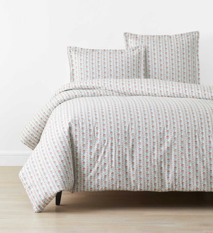 Percale Duvet Cover - Delphine