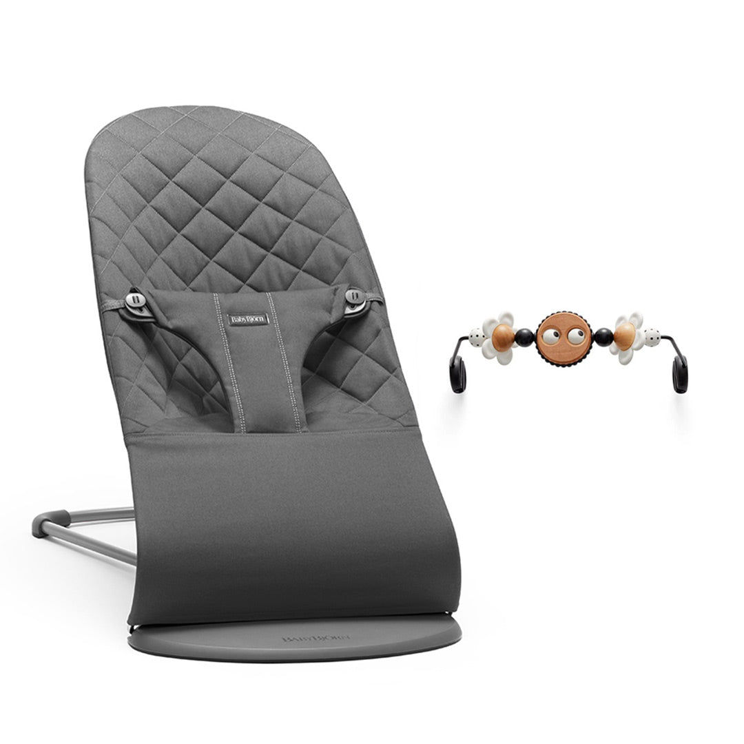 BabyBjorn Bouncer Bliss - Woven - Anthracite