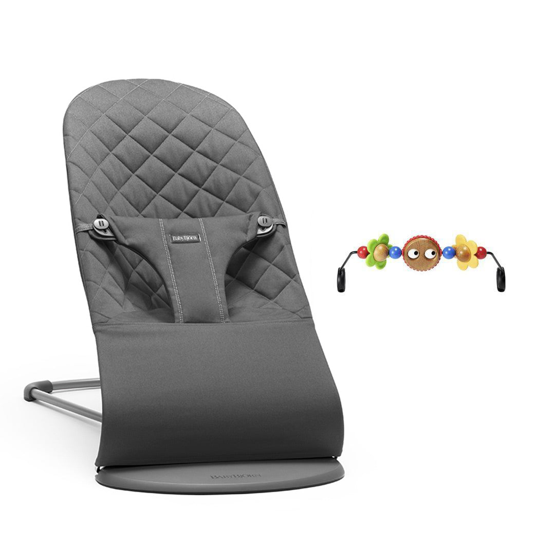 BabyBjorn Bouncer Bliss - Woven - Anthracite