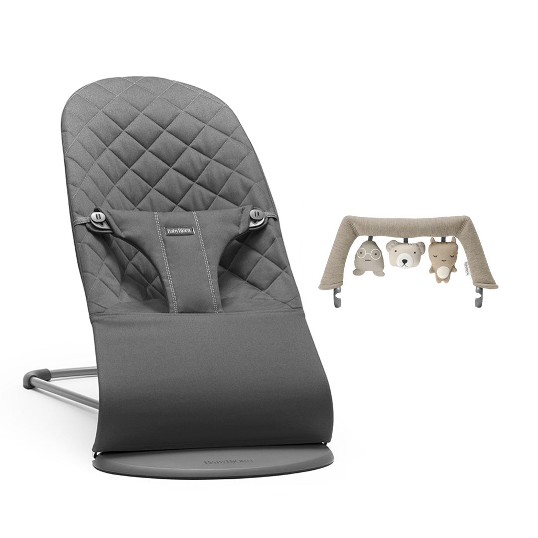 BabyBjorn Bouncer Bliss - Woven - Anthracite