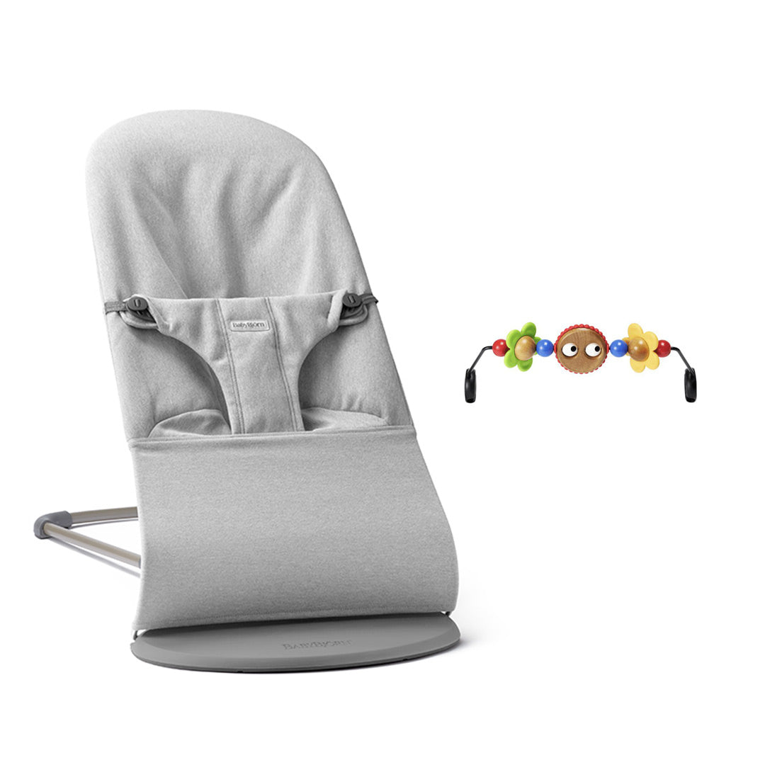 BabyBjörn Bouncer Bliss Woven Mélange - Light Grey